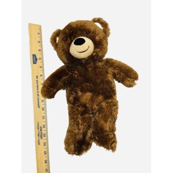 Build-A-Bear Workshop BABW Brown Baseball Bear Plush Stuffed Animal - Picture 2 of 5